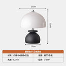 Mushroom Wooden Table Lamps with LED Glass Lampshade for Axyaa Brand