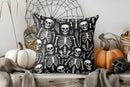 Halloween Skeleton Pattern Throw Pillow Cover by Axyaa: Sofa Bedroom Car Cushion Cover