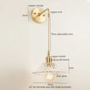 Axyaa Minimalist LED Wall Lamp with Pull Chain Switch