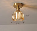 Axyaa Modern Glass Shade Ceiling Lights with E27 Holder