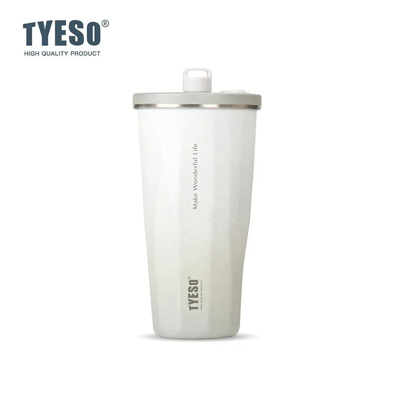 Axyaa 600ml Stainless Steel Thermos Water Bottle Coffee Cup Gradient Insulated Mug