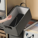 Axyaa Large Capacity Foldable Clothes Storage Box - Metal Frame Wardrobe Organizer