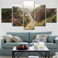 Games Mount Kalaga National Park Wall Art Poster Set for Home Decor by Axyaa