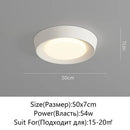 Axyaa LED Ceiling Light: Modern Room Lighting for Home Decor - White & Black