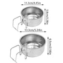 Axyaa Stainless Steel Hanging Drain Rack for Kitchen Sink Storage
