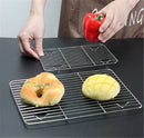 Axya Stainless Steel BBQ Grill Mesh Rectangular Baking Tool for Cake Drying