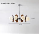 Axyaa Medieval Glass Chandelier - Suspension Pendant Lamp for Dining Table