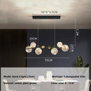 Axyaa Nordic Glass Globe Pendant Lights with 3 Changeable LEDs