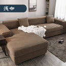 Axyaa Thick Elastic Polar Fleece Sofa Cover for 1/2/3/4 Seater L-shaped Corner Sofa