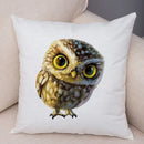 Axyaa Cute Animal Print Pillowcase for Home Sofa Bed Decor