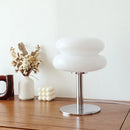 Stained Glass Desk Lamp for Children's Bedroom with Egg Tart Design - Axyaa Brand