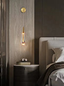 Axyaa Nordic Crystal Bedside Wall Lamp: Modern Luxury Lighting Fixtures