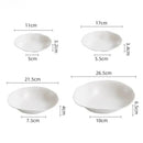Axyaa Ceramic Restaurant Salad Plate Soup Pasta Dessert Dish Service Plates Creative Tableware