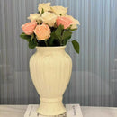 Axyaa French Style Ceramic Vase for Elegant Living Room Decor