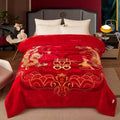 Axyaa Thicken Plush Weighted Blanket - Winter Heavy Throw for Warm Beddings