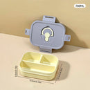 Axyaa Divided Lunch Box: Portable, Leak-proof, Microwave Safe Food Container