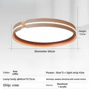 Axyaa 20" Smart Dimmable LED Ceiling Light for Bright Living Room