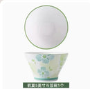 Axyaa Bamboo Hat Bowls: Ceramic & Colored Tableware Set