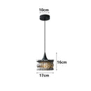 Axyaa Retro Glass LED Chandelier Pendant Light for Dining Living Room Kitchen Bedroom
