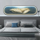 Axyaa LED Feather Wall Lamp for Bedroom Decor