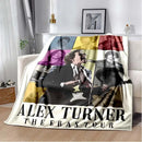 Axyaa Arctic Monkeys Rock Band Fashion Blanket - Soft Warm Flannel Throw for Bed Sofa & Picnic