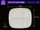 Axyaa Melamine Multi-part Fast Food Plate - Commercial Quality
