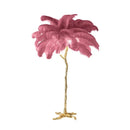 Axyaa Nordic Feather Floor Lamp for Luxurious Bedroom Decor & Live Streaming Room