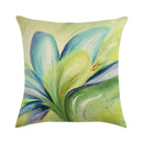 Vintage European Lily Oil Painting Linen Cushion Cover by Axyaa - 45X45CM