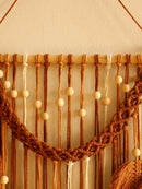 Axyaa Leaf Macrame Tapestry Wall Hanging for Boho Home Decor