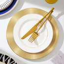 Axyaa Nordic Light Luxury Ceramic Plate Set for Western Restaurant and Model Room