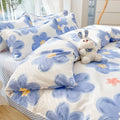 Axyaa Kawaii Kids Girls Bedding Set, Cute Print Duvet Cover, Single/Full/Queen Size