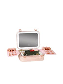 Axyaa Rechargeable Beauty Case: Large Capacity Travel Train Box for Stylish Women