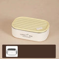 Axyaa 600ml Insulated Lunch Box Rectangular Food Storage Container Large Capacity