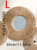 Axyaa Hand Woven Boho Mirror Set for Aesthetic Room Decor