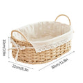 Axyaa Imitation Rattan Storage Baskets - Multi-Purpose Home & Travel Organizers