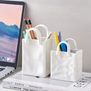 Modern Vase for Home Decor | Axyaa Handbag Shape Vase | White Table Decoration