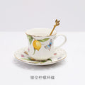 Axyaa European Lemon Ceramic Dinner Plate Set for Home Dining