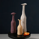 Axyaa Ceramic Vase Set: Modern Morandi Colors, Simple Artistic Design, Ideal for Living Room