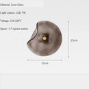 Axyaa Glass Wall Light: Modern Nordic LED Fixture for Bedroom, Restaurant, and Home Decor
