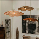 Axyaa Handmade Petal Pendant Lamp - Japanese Style Weaving Art & Retro Design