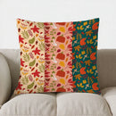 Axyaa Autumn Animals Bears & Foxes Printed Pillow Cover