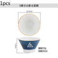 Axyaa Floral Bamboo Hat Bowl Set - High Quality Tableware for Noodles