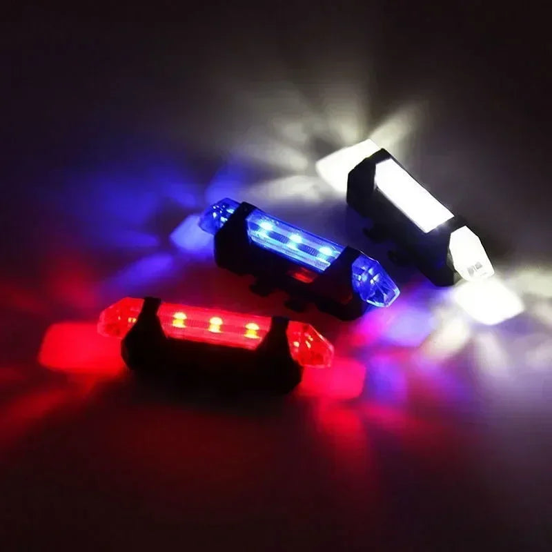 Axyaa Bike Light Set: USB Rechargeable Headlights & Taillights for Riding Safety