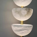 Axyaa Marble Copper Wall Lamp: Modern Minimalist High-End Luxury for Living Room and Hotel Rooms