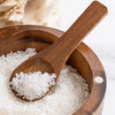 Axyaa Wooden Salt Cellar with Spoon and Swivel Lid