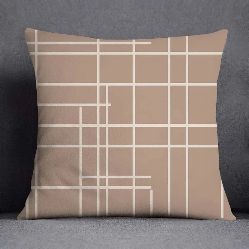 Axyaa Floral Geometric Pillowcase Set Home Decor