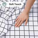 Axyaa Waterproof Cloth Table Cover - Stain Proof Tablecloth for Dining Room, Kitchen & Outdoor