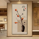 Axyaa Bamboo Entrance LED Light Wall Decor - High-end Chinese Style Home Hanging Painting