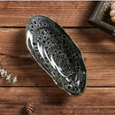 Axyaa Ceramic Sushi Sashimi Plate Set for Japanese Restaurant, Hotel - Cold Dish, Oyster Shell, Cuttle Fish