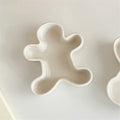 Axyaa Holiday Tableware Set: Catering Tray, Ceramic Candy Box, Mini Rabbit Plate, Biscuit Man Bowl